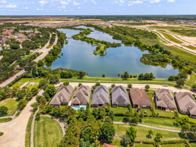 Houston housing inventory rising across suburban neighborhood streets.