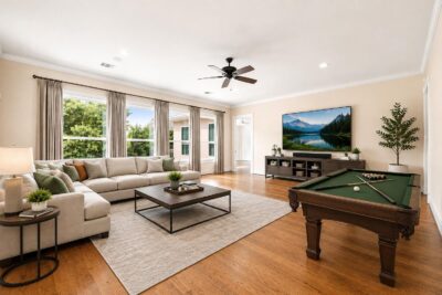 Staged interior of a Houston luxury home listing marketed by The Jamie McMartin Group